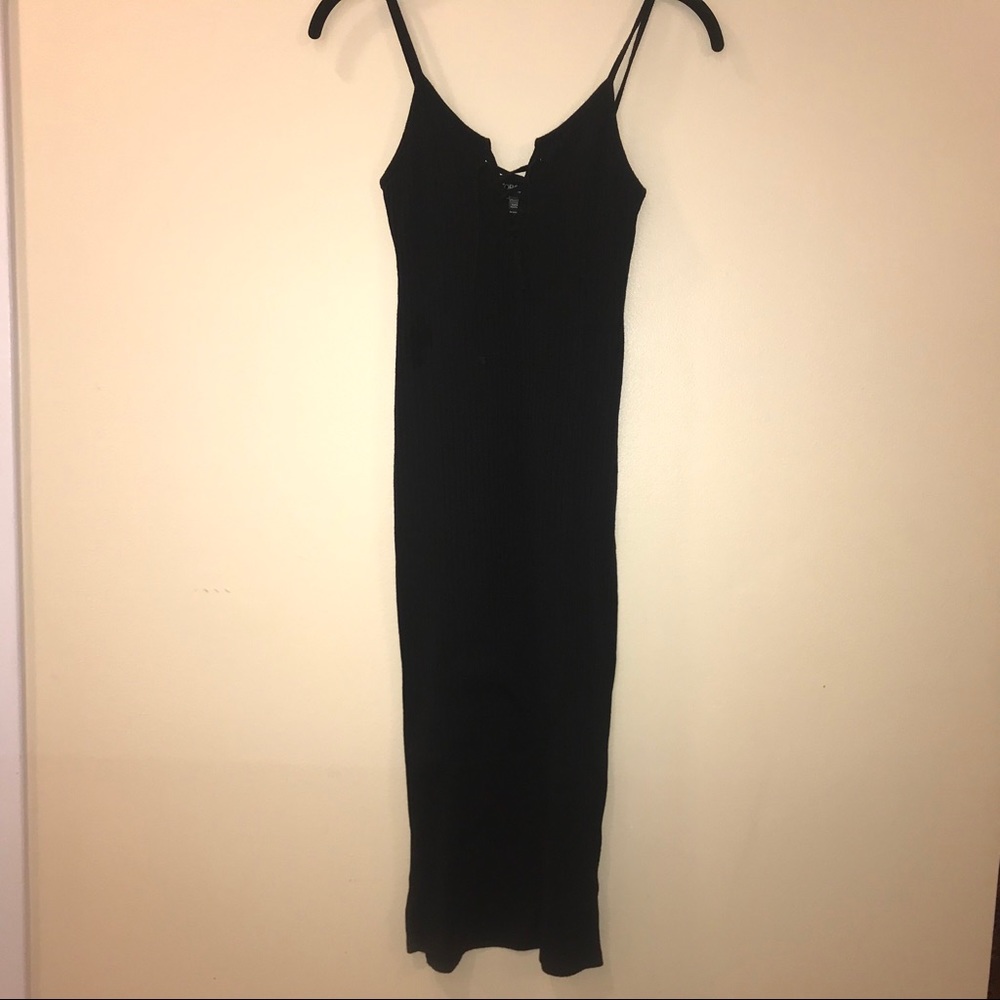 Topshop Midi Dress with Lace detail